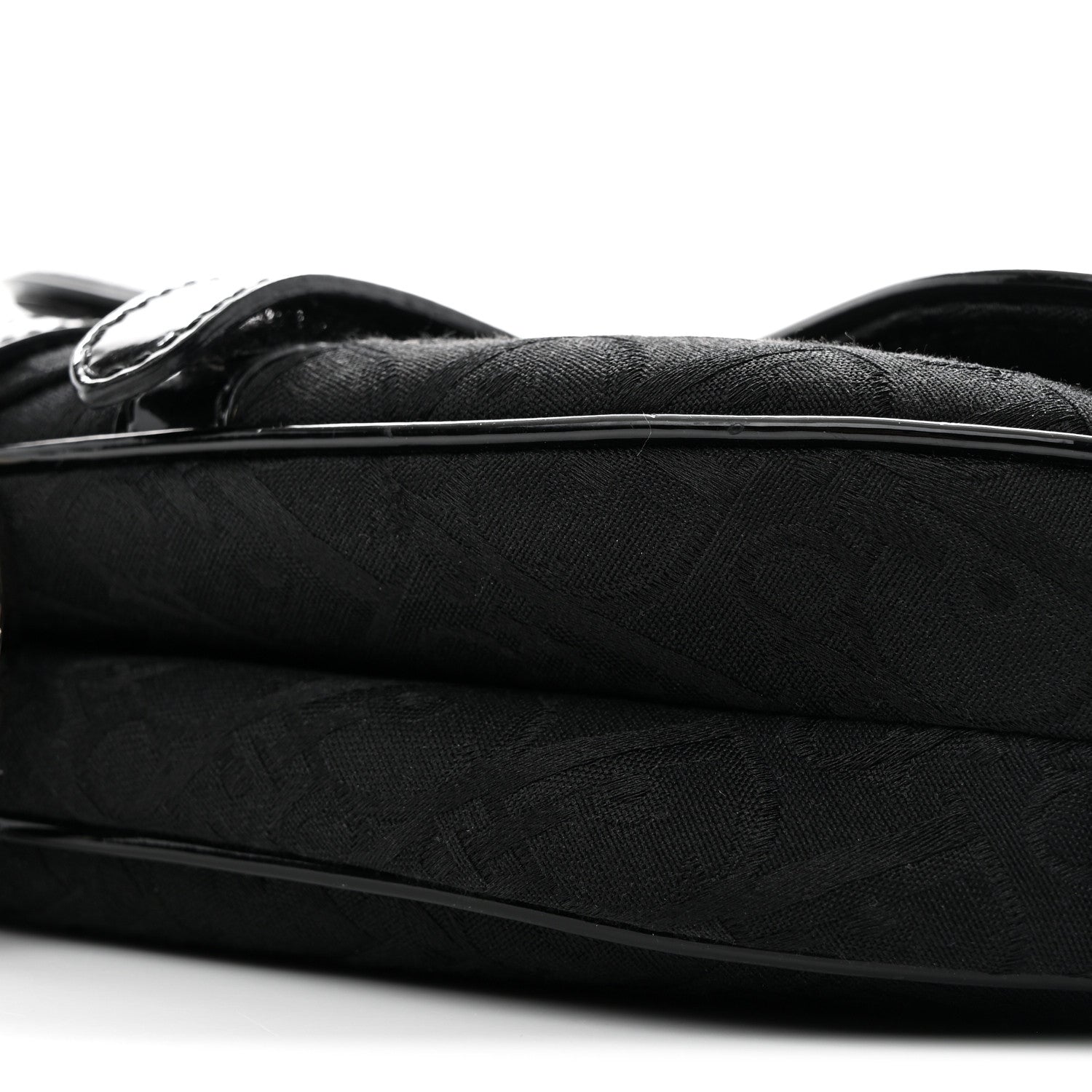 Christian Dior Monogram Saddle Bag Black 10 of 15