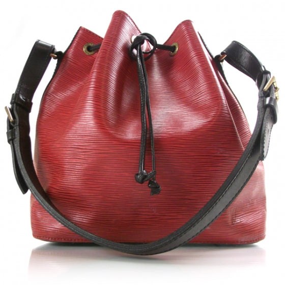 Louis Vuitton Epi Petit Noe Red Black 1 of 9