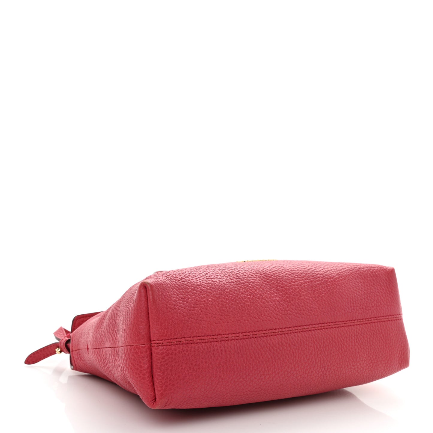 London Grainy Calfskin Small Leah Pink Azalea