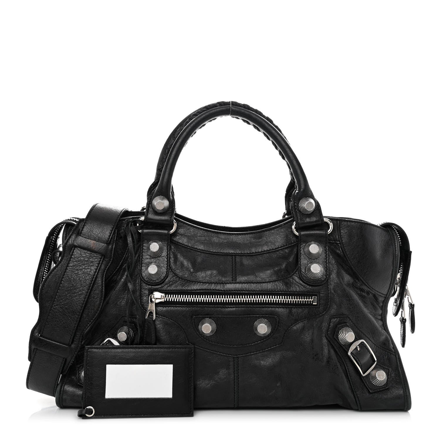 Balenciaga Agneau Giant 21 Silver Hardware Part Time Black 1 of 10