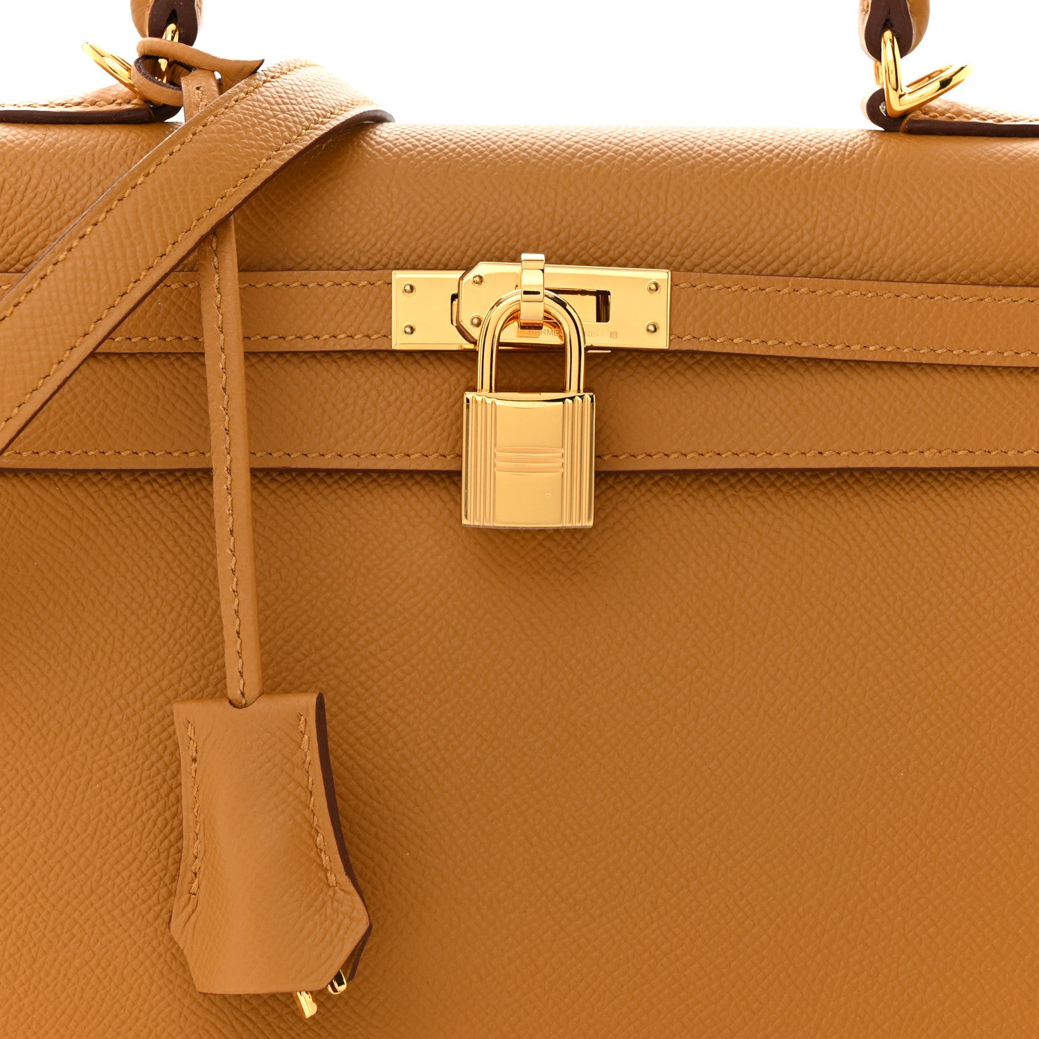 Hermes Epsom Kelly Sellier 25 Sesame 8 of 11