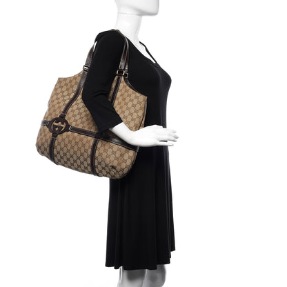 Gucci Monogram GG Royal Hobo Dark Brown 2 of 14