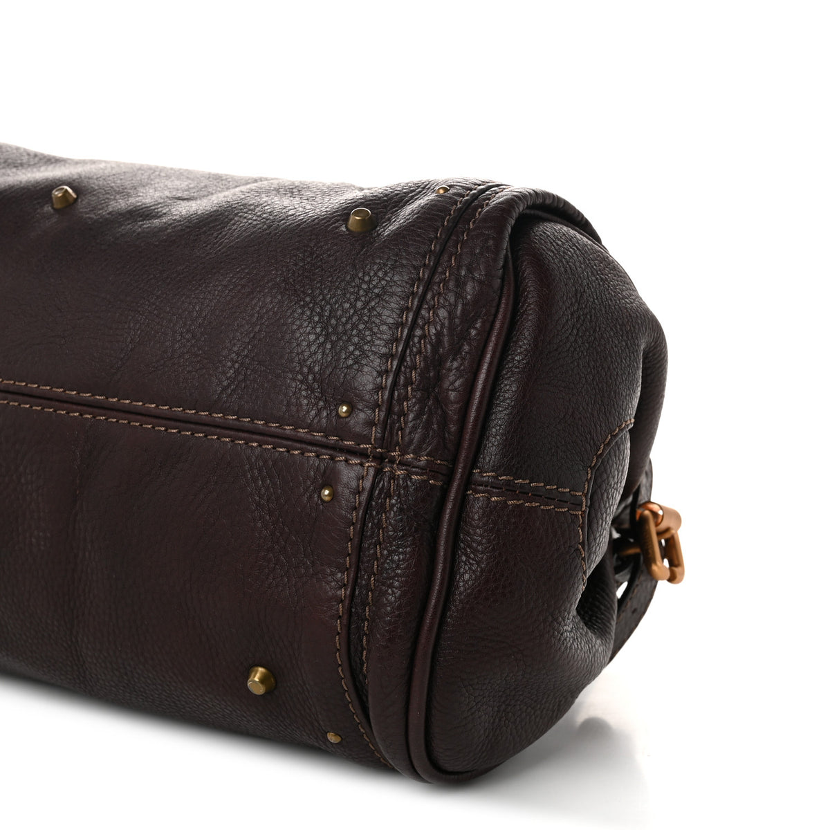 Chloe Calfskin Medium Paddington Satchel Chocolate 10 of 10