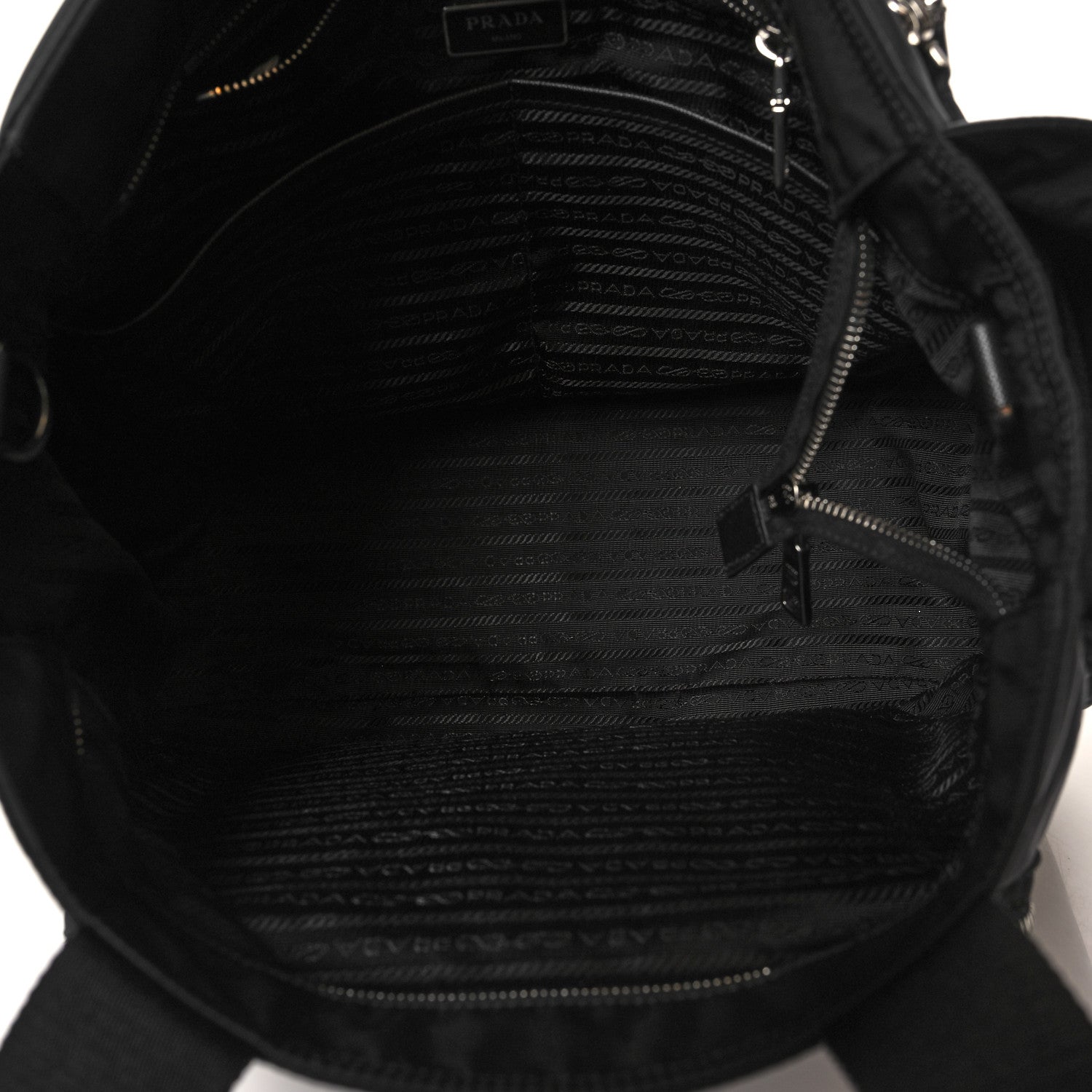 Prada Tessuto Nylon Vela Diaper Bag Black 5 of 10