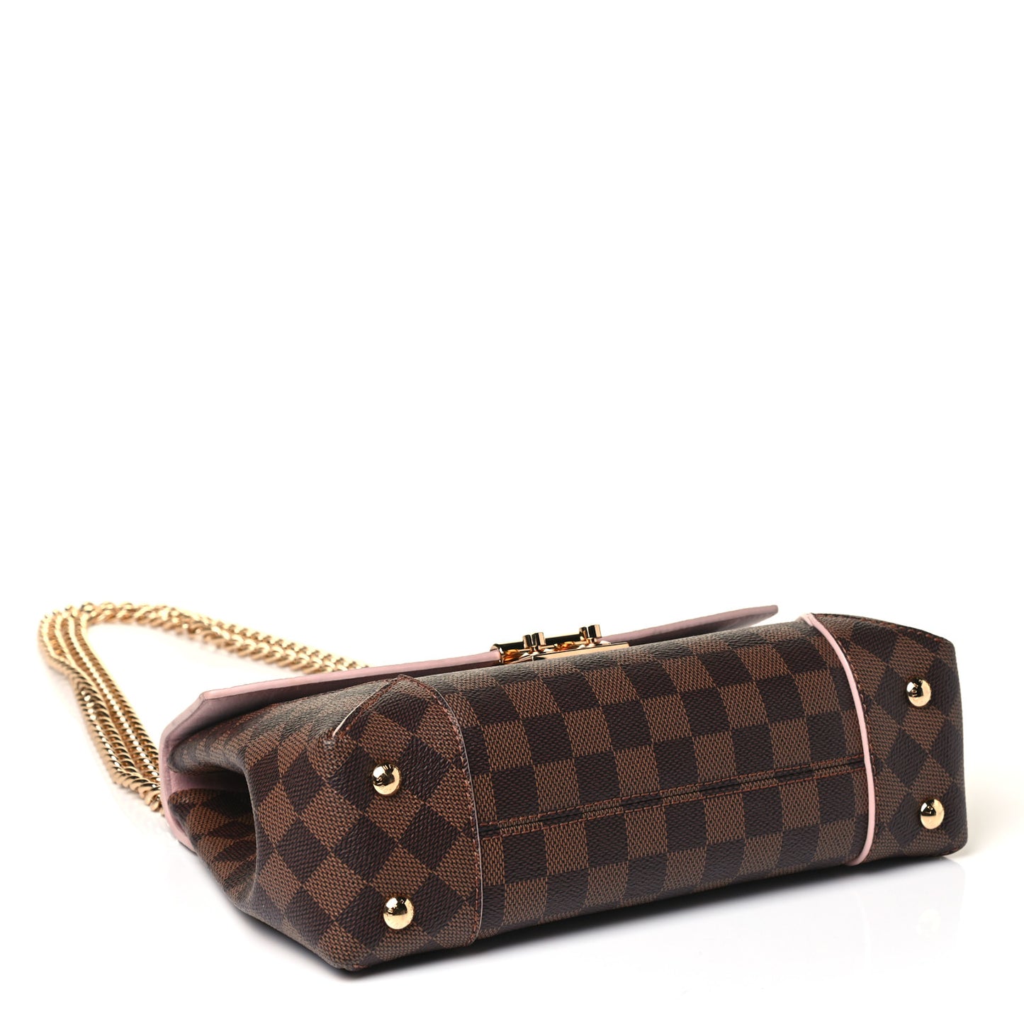Damier Ebene Caissa Clutch Rose Ballerine