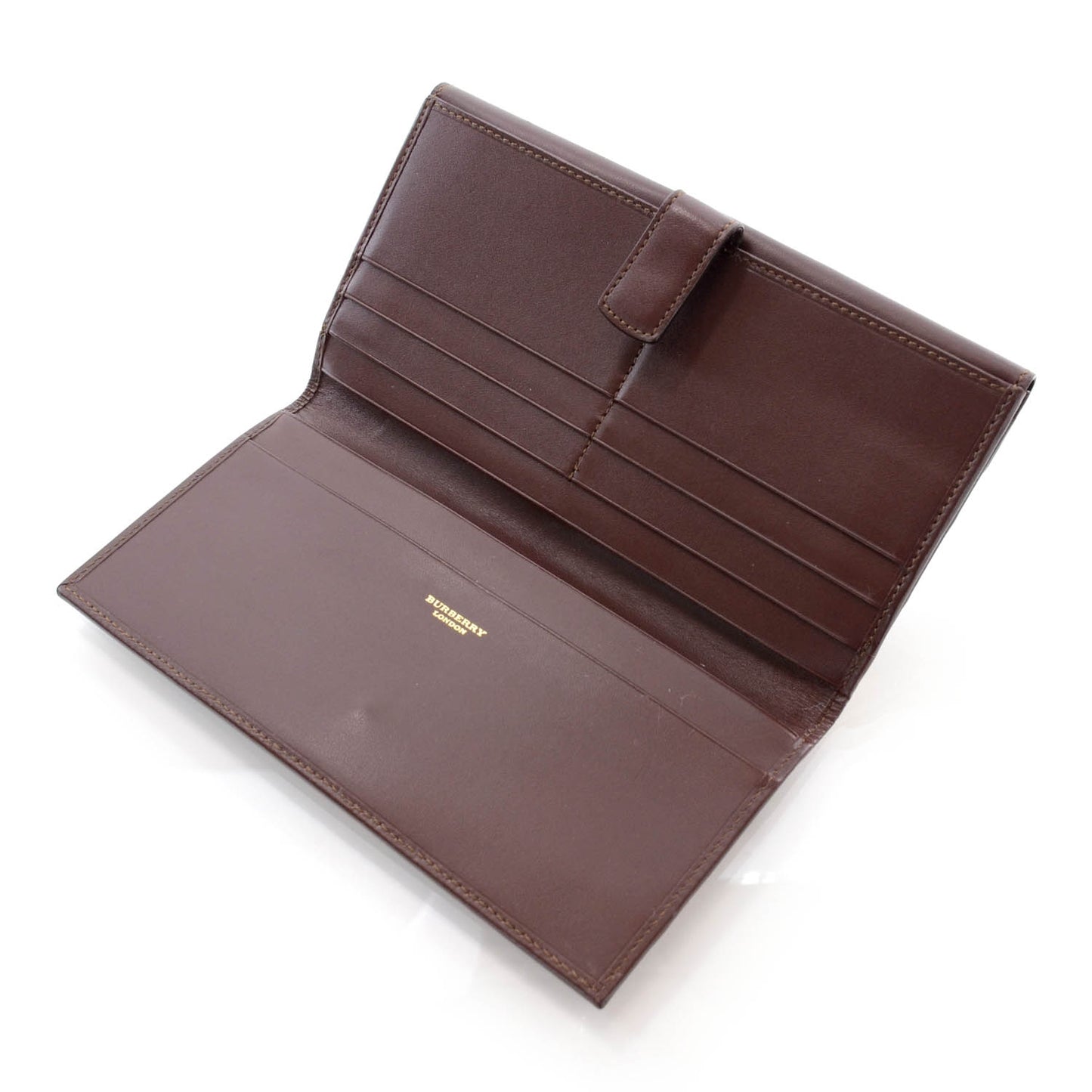 Haymarket Check Continental Wallet Brown