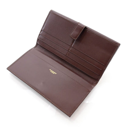 Burberry Haymarket Check Continental Wallet Brown 4 of 6