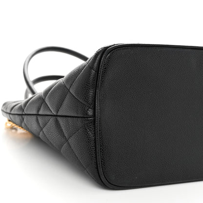 Chanel Caviar Quilted Medallion Tote Black 9 of 10