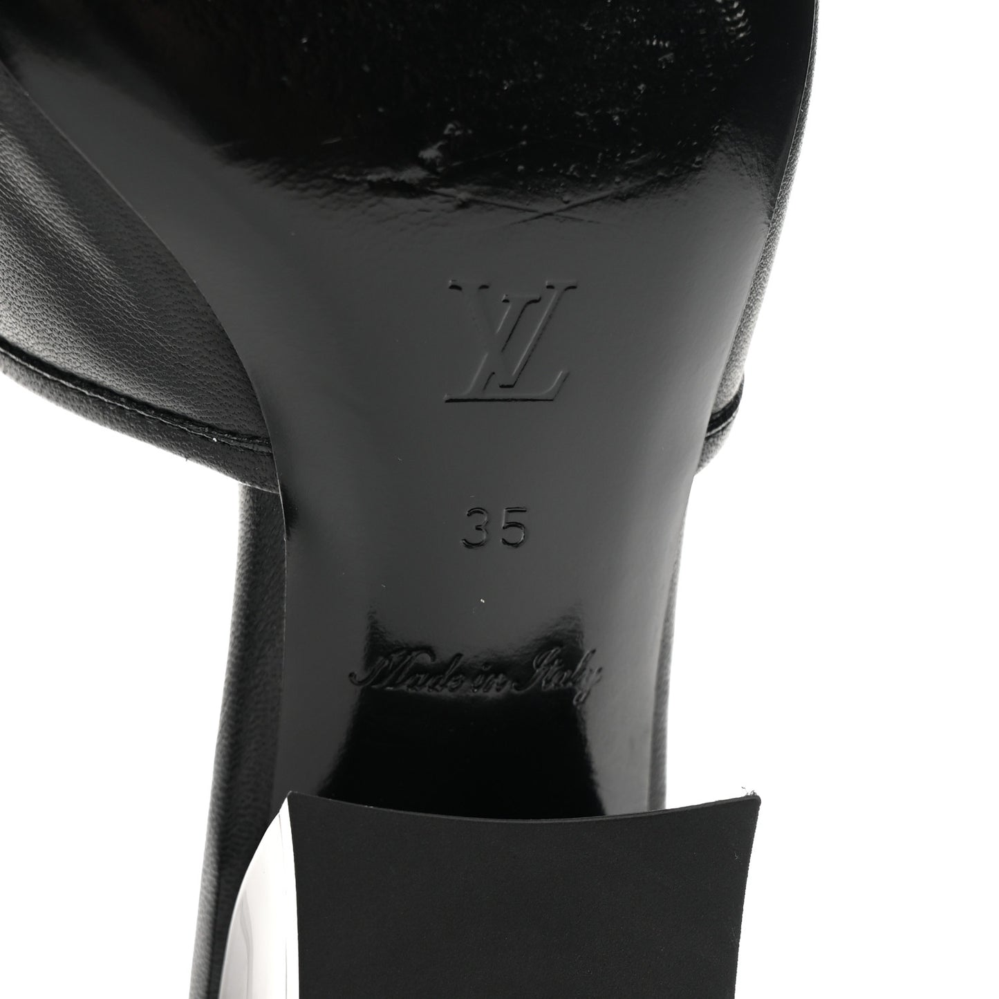 Lambskin Magnetic Mules 35 Black