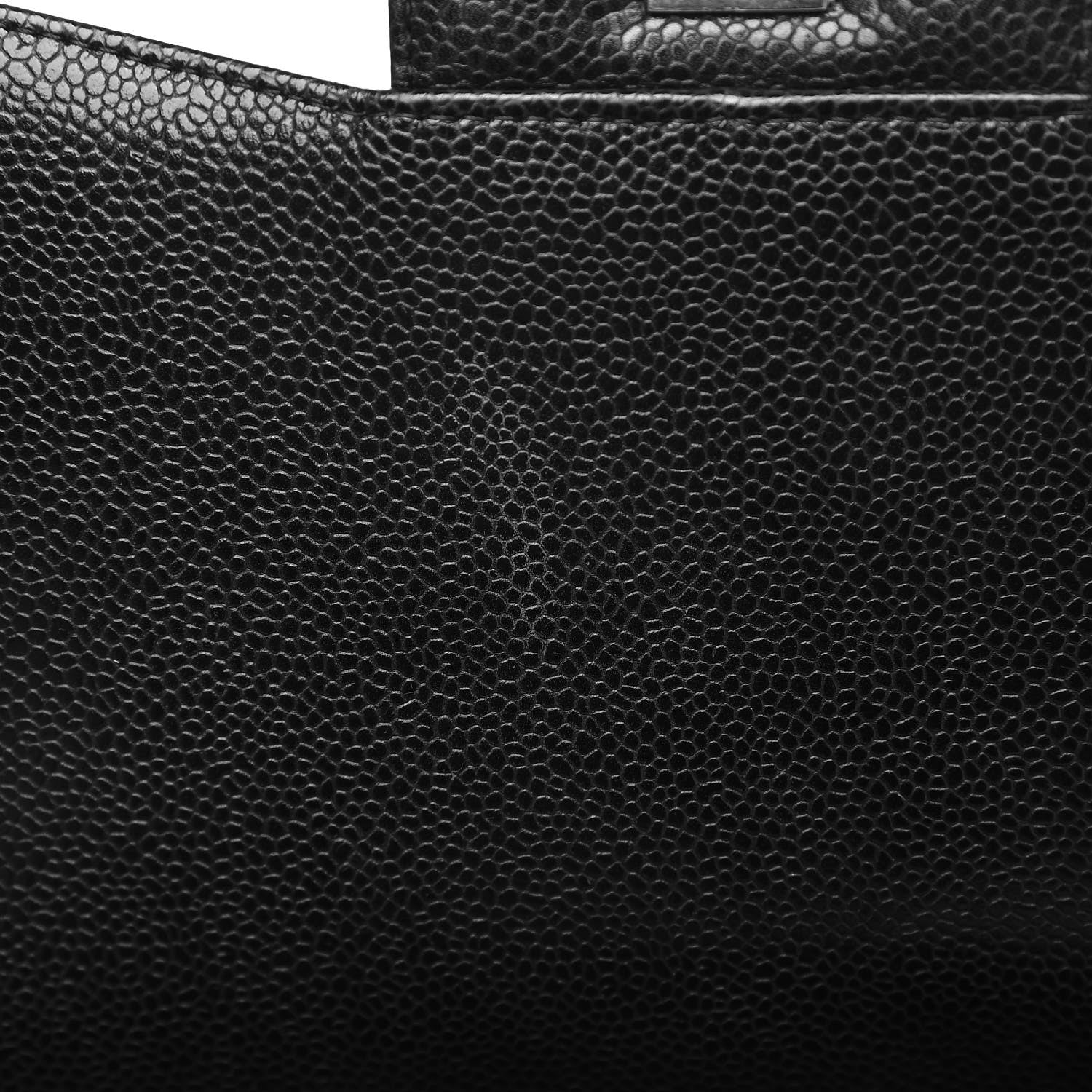 Chanel Caviar Quilted Jumbo Single Flap Black 13 of 14