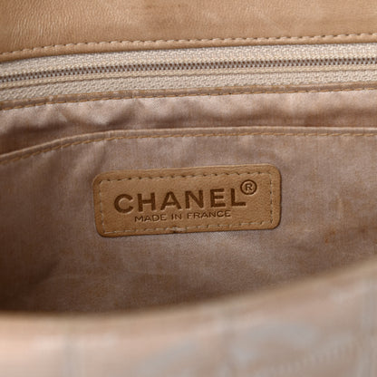 Chanel Nylon Medium Travel Flap Light Beige 6 of 10