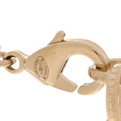 Chanel Pearl CC 100th Anniversary Necklace Light Gold 5 of 6