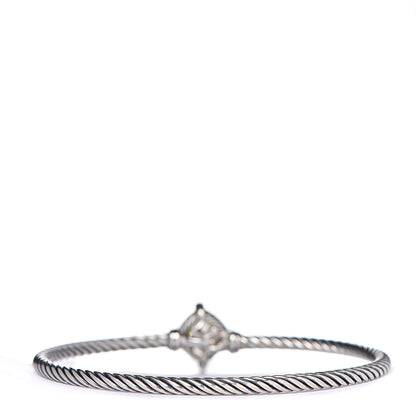 David Yurman Sterling Silver Lemon Citrine Diamond 9mm Chatelaine Bracelet 3 of 5
