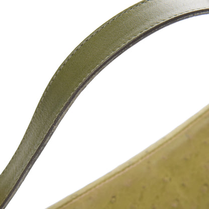 Christian Dior Ostrich Saddle Bag Green 15 of 19