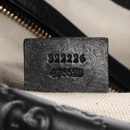 Gucci Guccissima Medium Emily Hobo Black 7 of 7