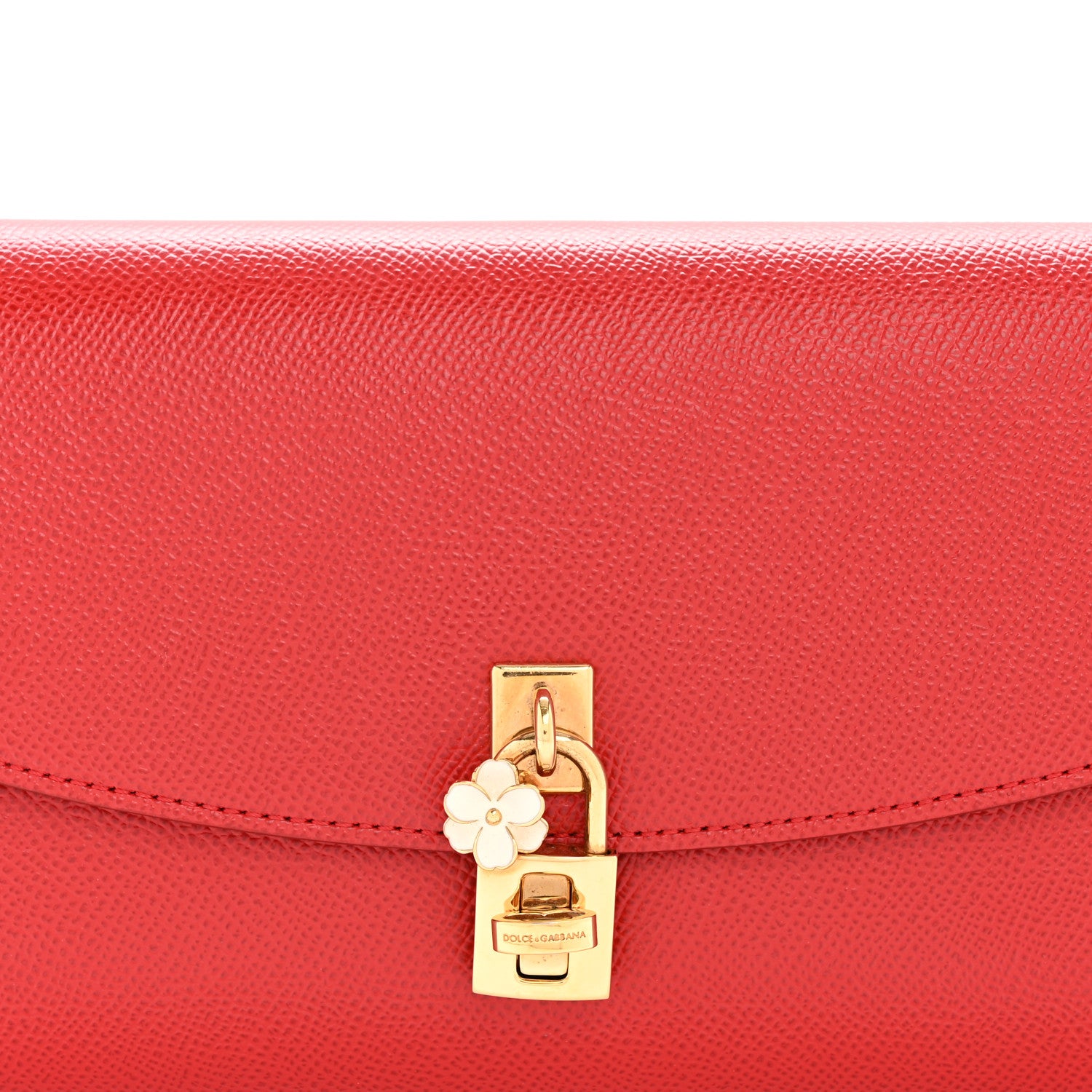 Dolce & Gabbana Dauphine Shoulder Bag Red 1810759 – FASHIONPHILE