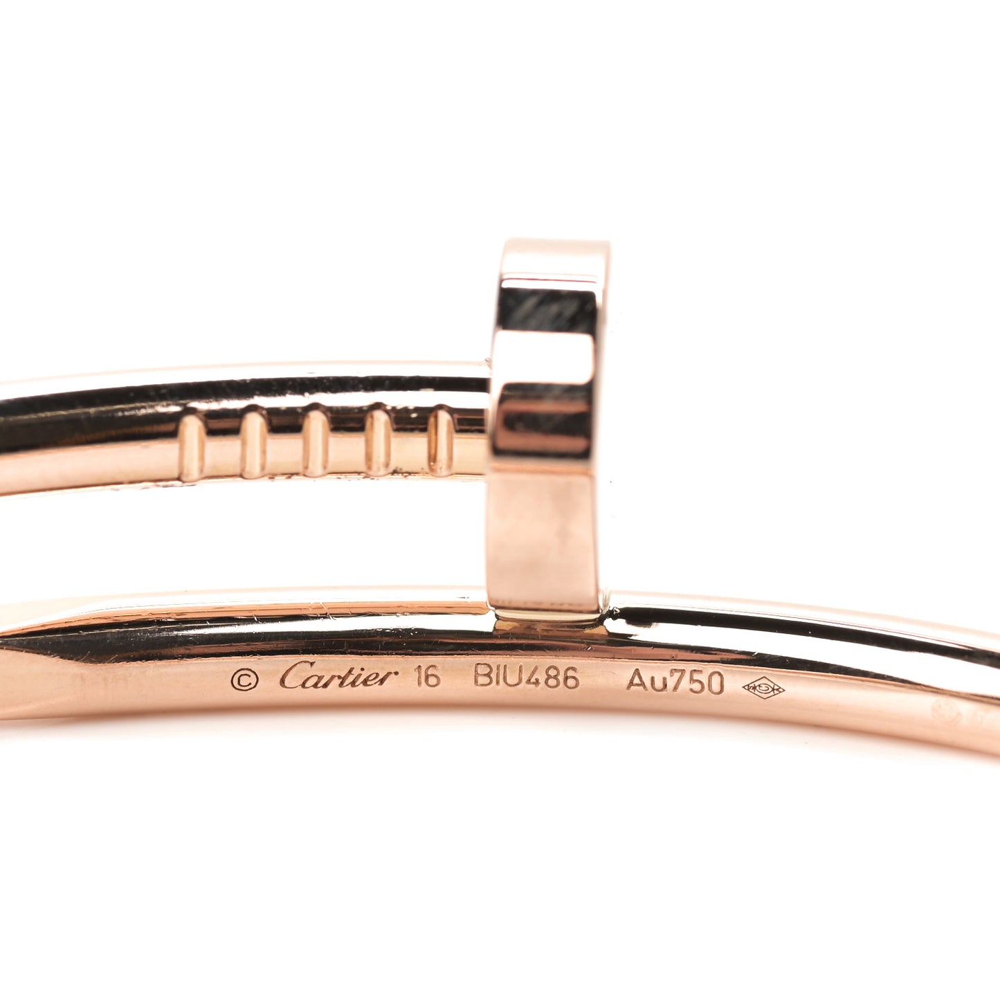 18K Pink Gold Juste Un Clou Bracelet 16