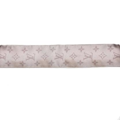 Louis Vuitton Silk Monogram Flower Ink BB Bandeau Light Pink 7 of 7