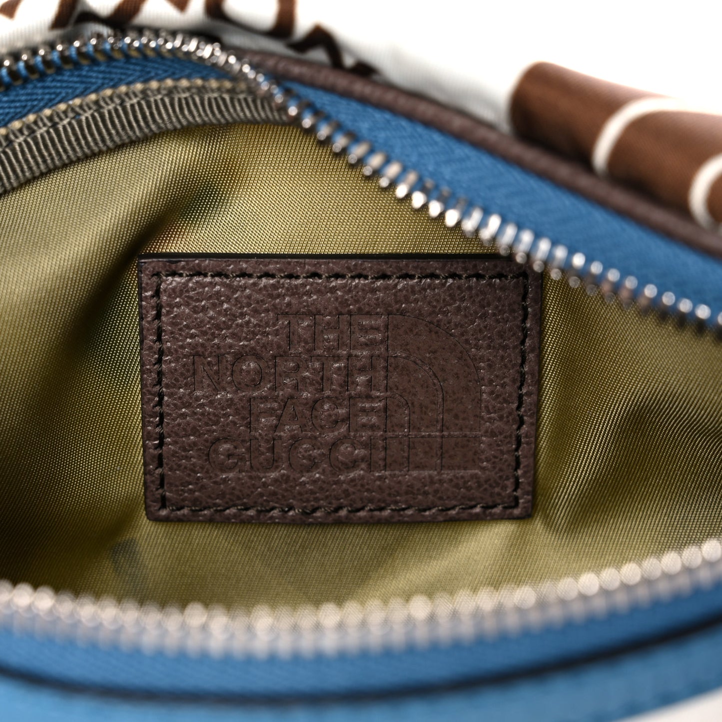 X THE NORTH FACE Econyl Nylon Belt Bag White Sky Blue