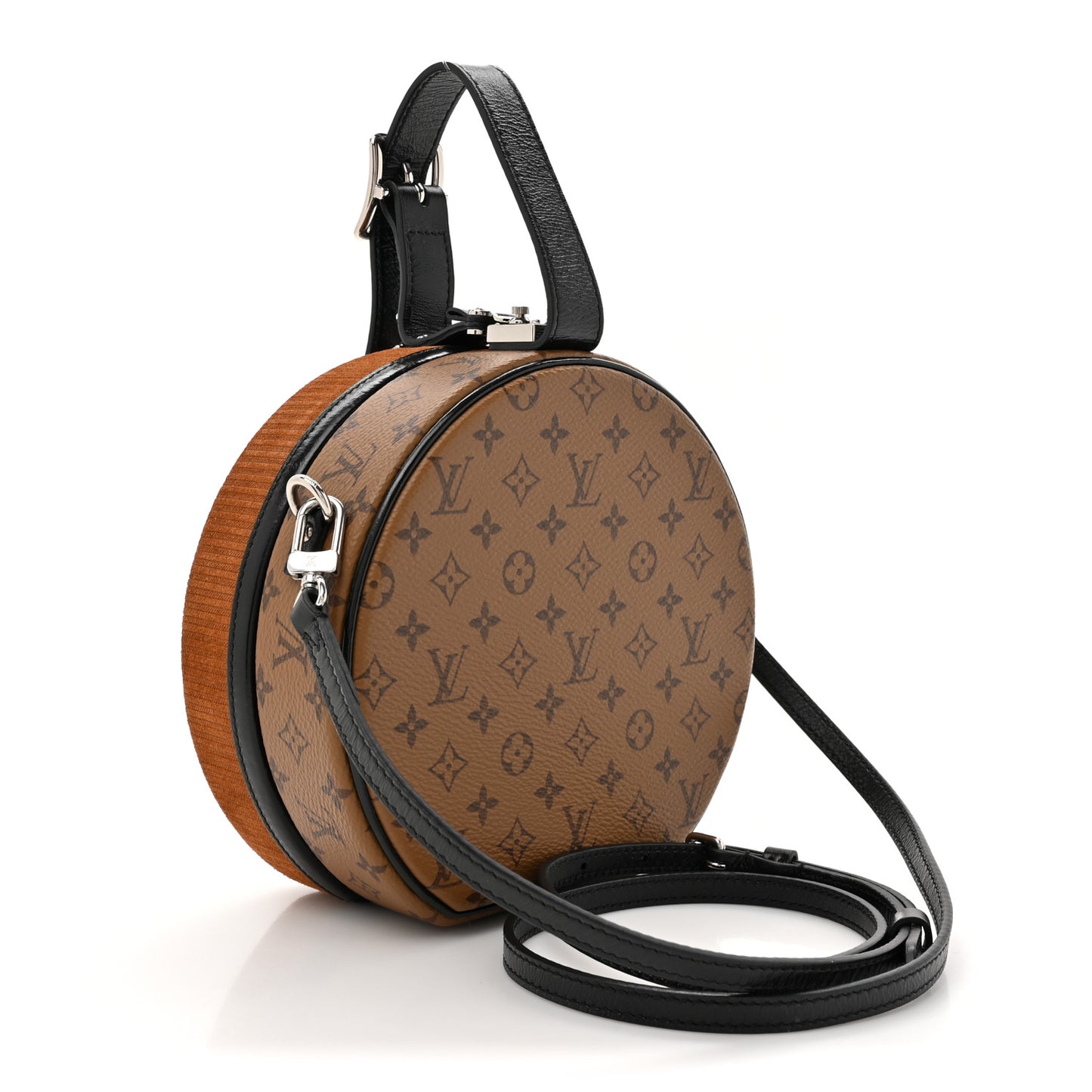 Reverse Monogram Leopard Petite Boite Chapeau