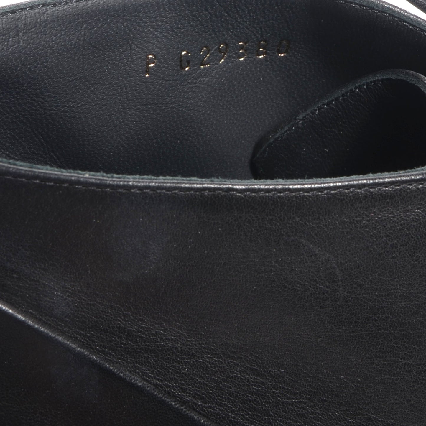 Leather Lacets Cap Toe Booties 38 Noir