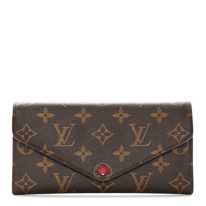 Louis Vuitton Monogram Sarah Wallet NM Fuchsia 1 of 19