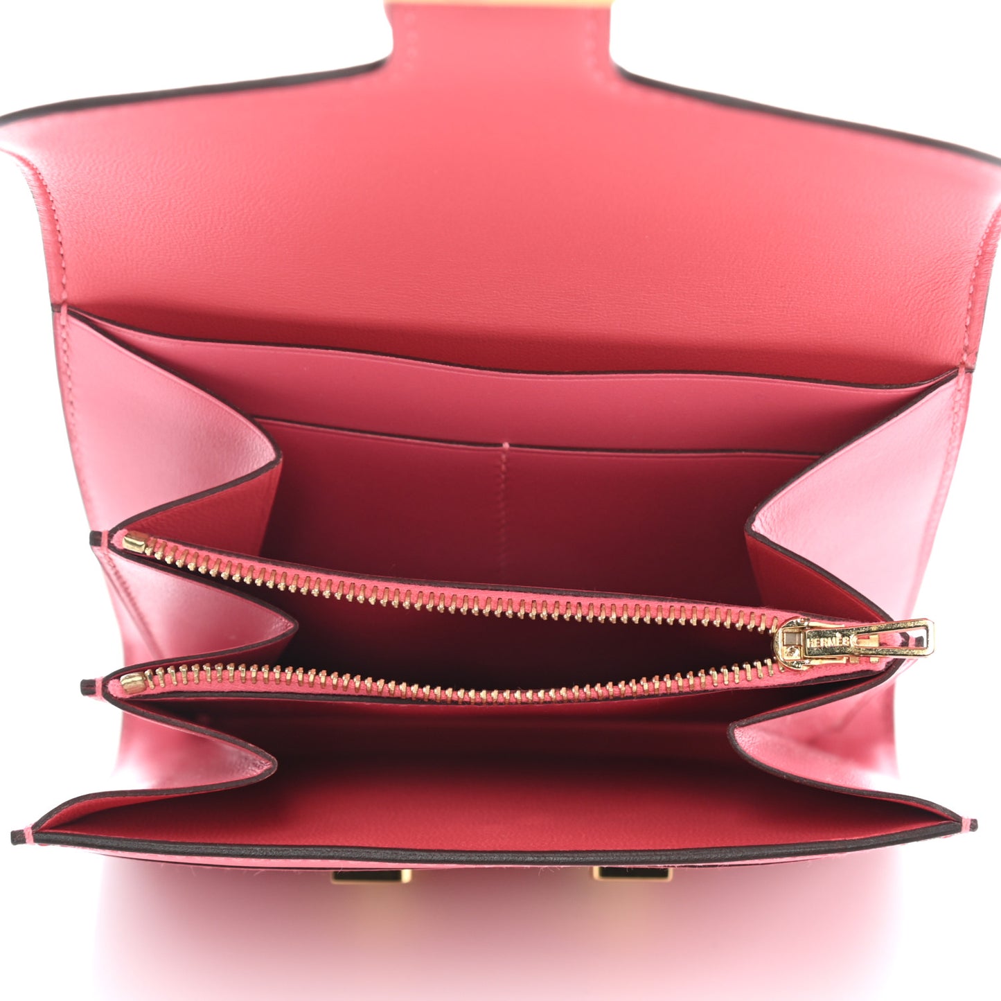 Tadelakt Constance Short Wallet Rose Lipstick
