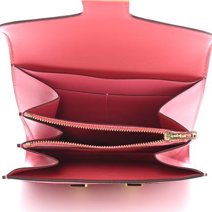 Hermes Tadelakt Constance Short Wallet Rose Lipstick 5 of 7