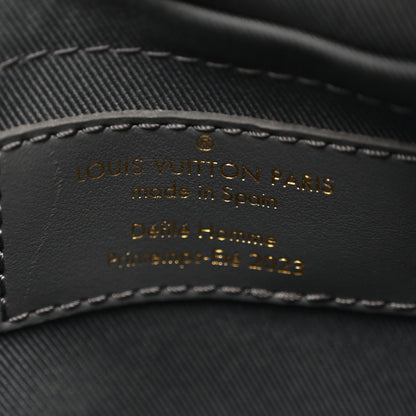 Louis Vuitton Calfskin Monogram Embossed Cruiser Messenger Dark Shadow Gray 6 of 12
