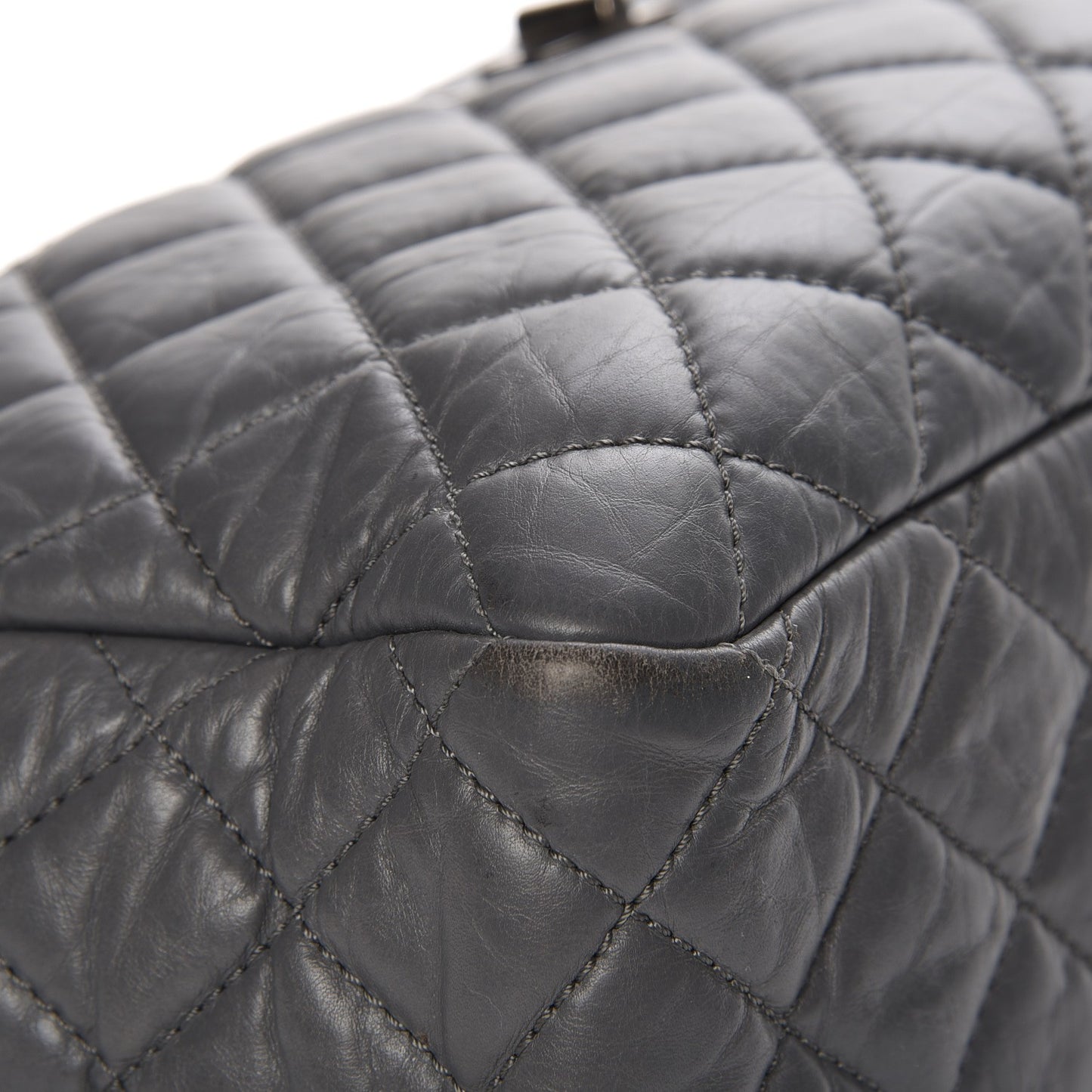 Aged Calfskin Reissue Medium Camera Case Gray