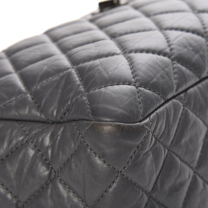 Chanel Aged Calfskin Reissue Medium Camera Case Gray 9 of 12