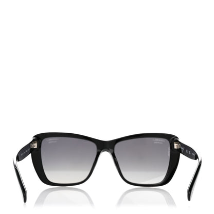 Chanel Acetate Polarized Butterfly Sunglasses 71548A Black 8 of 9
