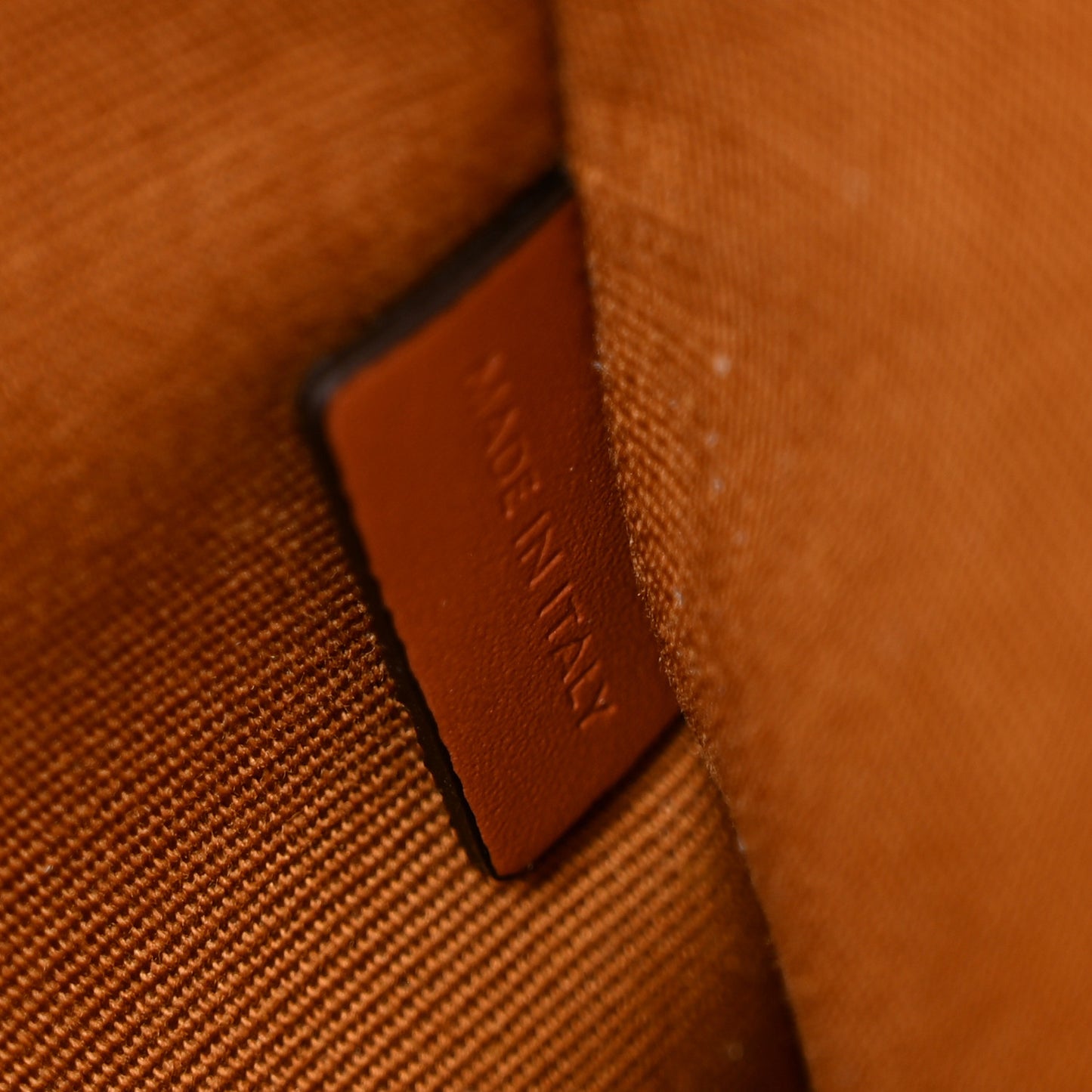 Triomphe Canvas Calfskin Small Pouch With Strap Tan