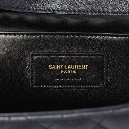 Saint Laurent Sheepskin Tri-Color Tri-Quilt Monogram Medium College Bag 6 of 12