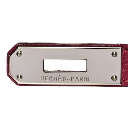 Hermes Taurillon Clemence Birkin 35 Rubis 27 of 48