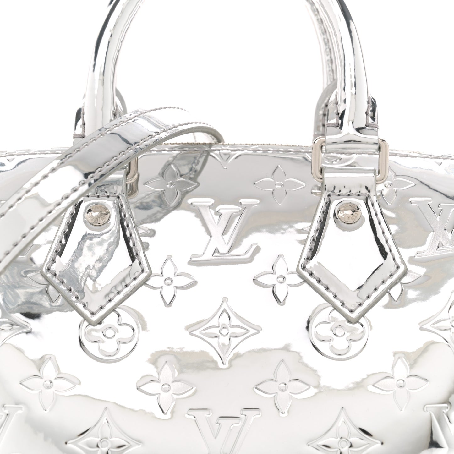 Monogram Miroir Speedy Bandouliere 20 Silver