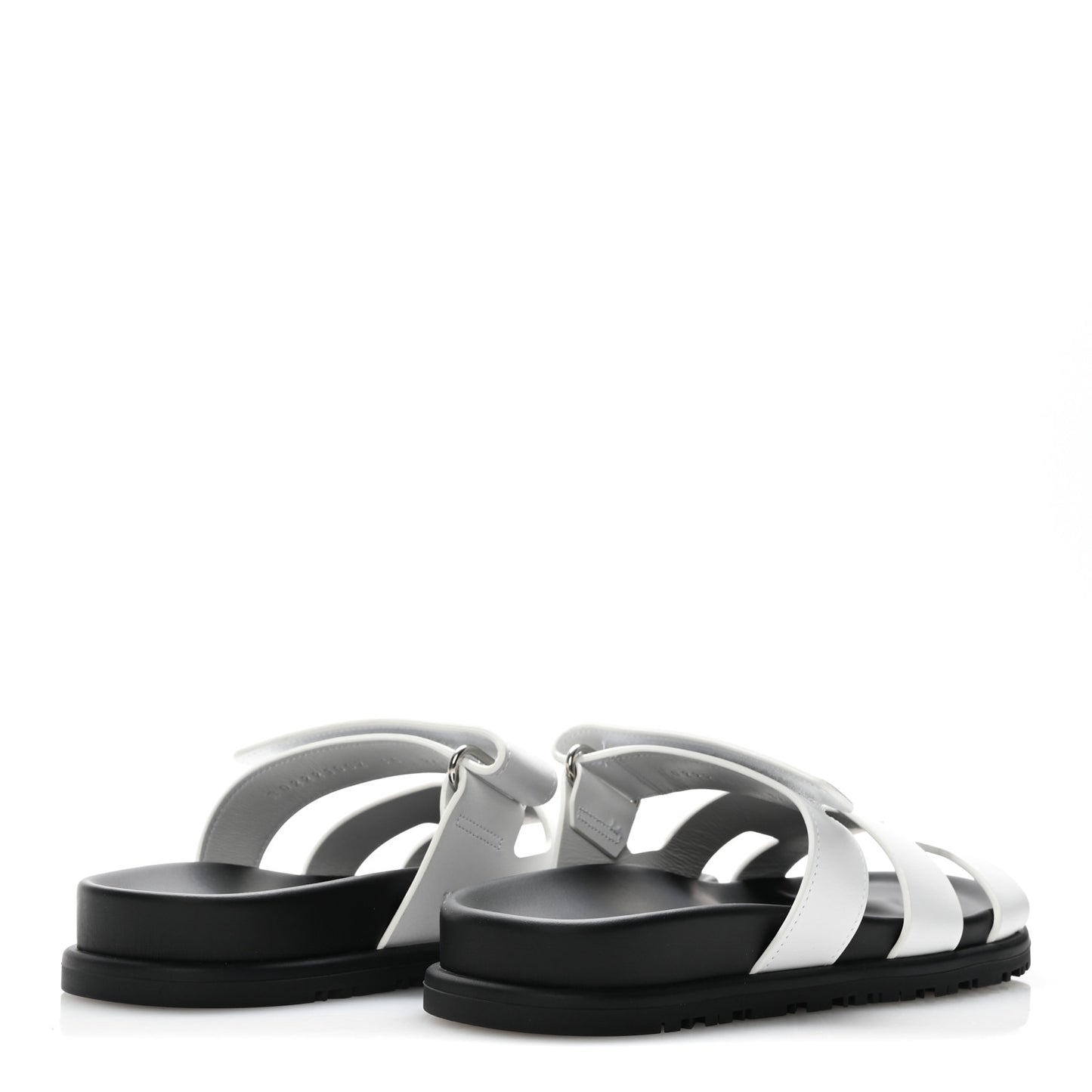 Calfskin Womens Chypre Sandals 36 White
