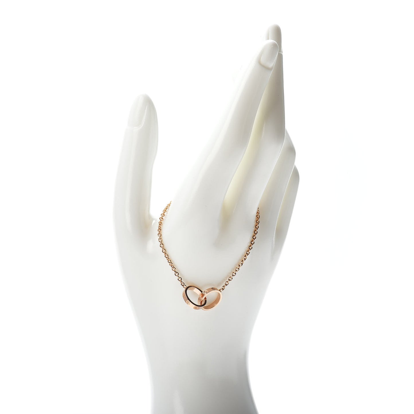 18K Pink Gold Interlocking LOVE Bracelet