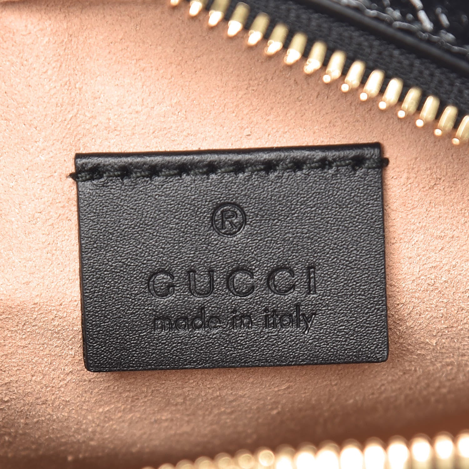 Gucci Suede Patent Web Mini Ophidia Round Shoulder Bag Nocciola Black 8 of 9