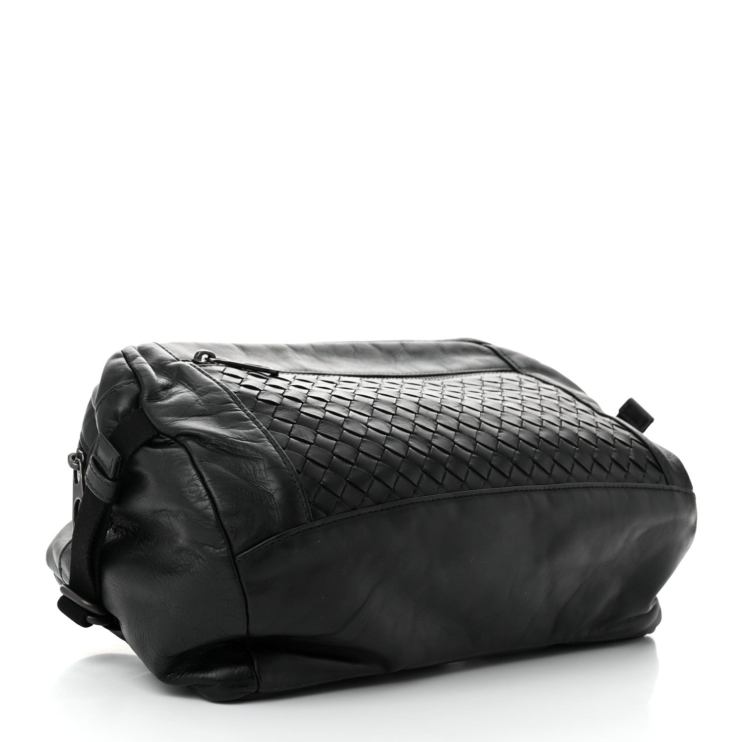 Bottega Veneta Calfskin Intrecciato Belt Bag Black 4 of 10