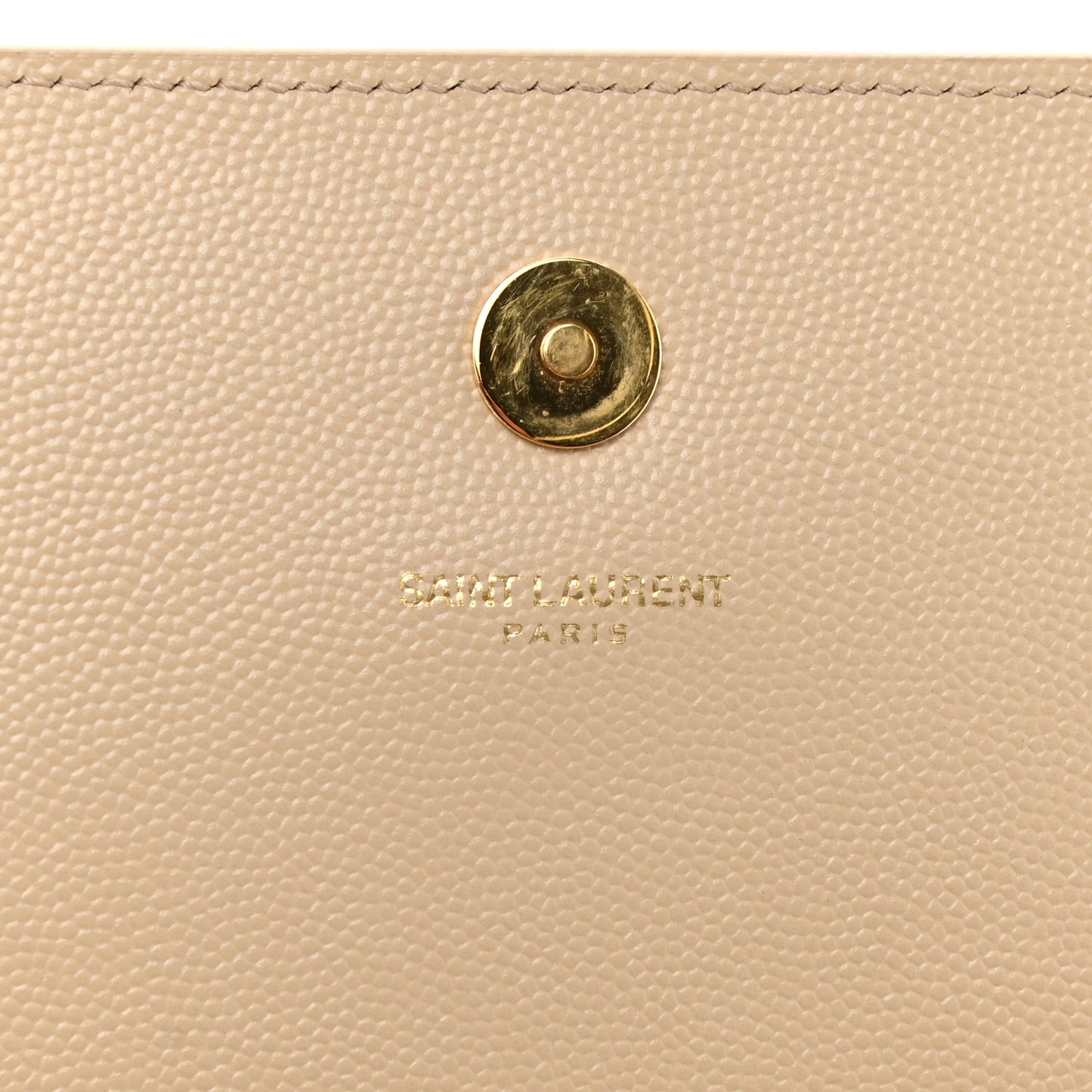Grain De Poudre Classic Kate Monogram Clutch Nude Powder