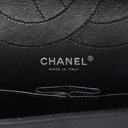 Chanel Distressed Patent Quilted 2.55 Reissue 227 Flap Black 6 of 18