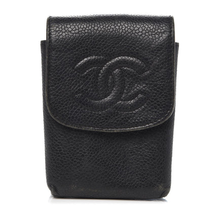 Chanel Caviar Cigarette Case Black 1 of 11