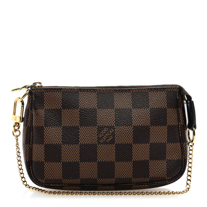 Louis Vuitton Damier Ebene Mini Pochette Accessories 1 of 8