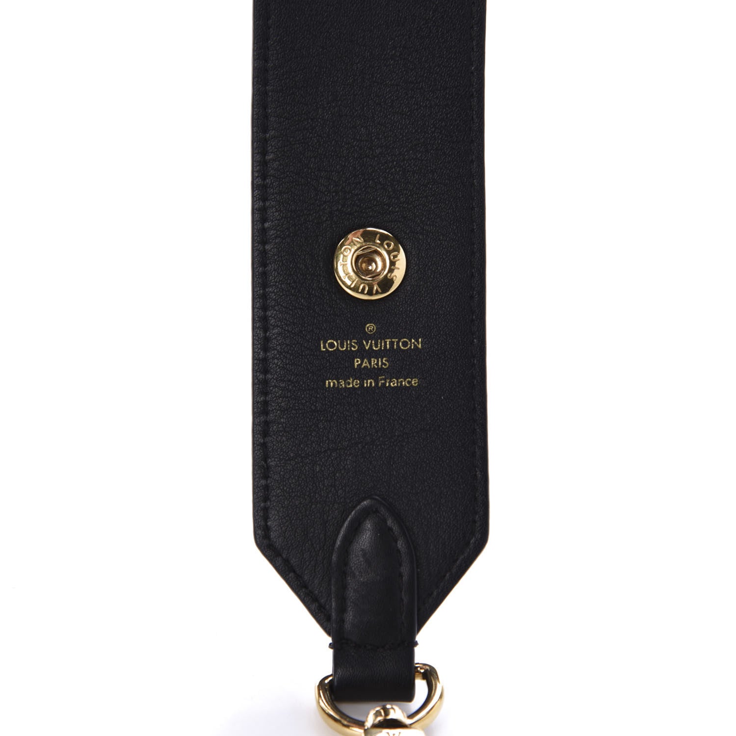 Louis Vuitton Monogram Bandouliere Shoulder Strap Black 3 of 3