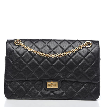 Chanel Aged Calfskin Quilted 2.55 Reissue 226 Flap Black 1 of 10