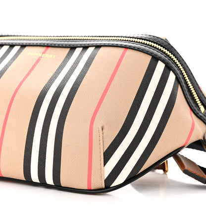Burberry E-Canvas Icon Stripe Sonny Bum Bag Archive Beige 11 of 11