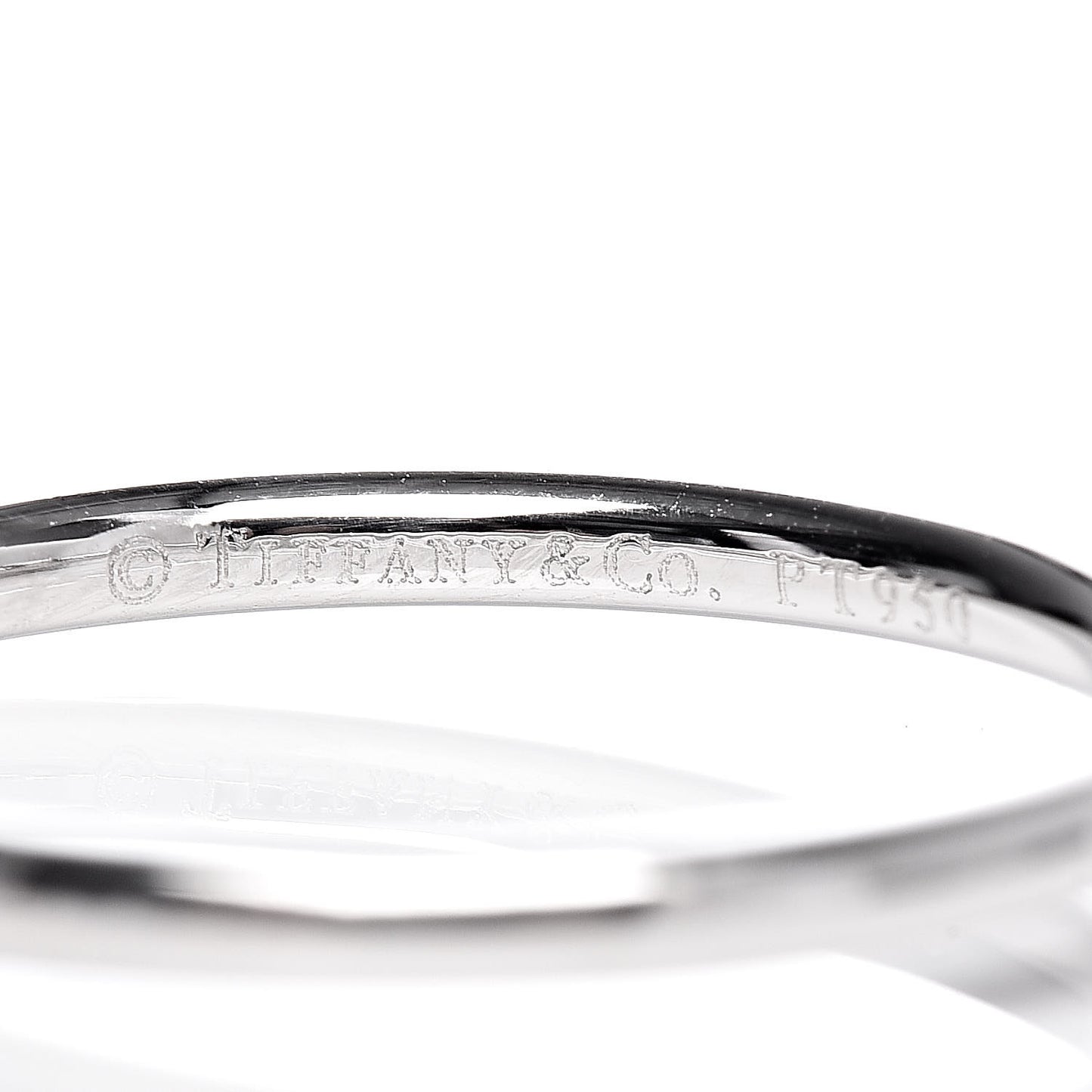 Platinum Diamond .19ct Bezet Ring 51 5.75