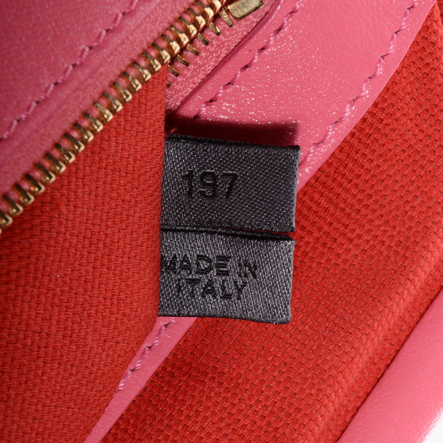 Leather Quilted Little Stam Bubble Pink