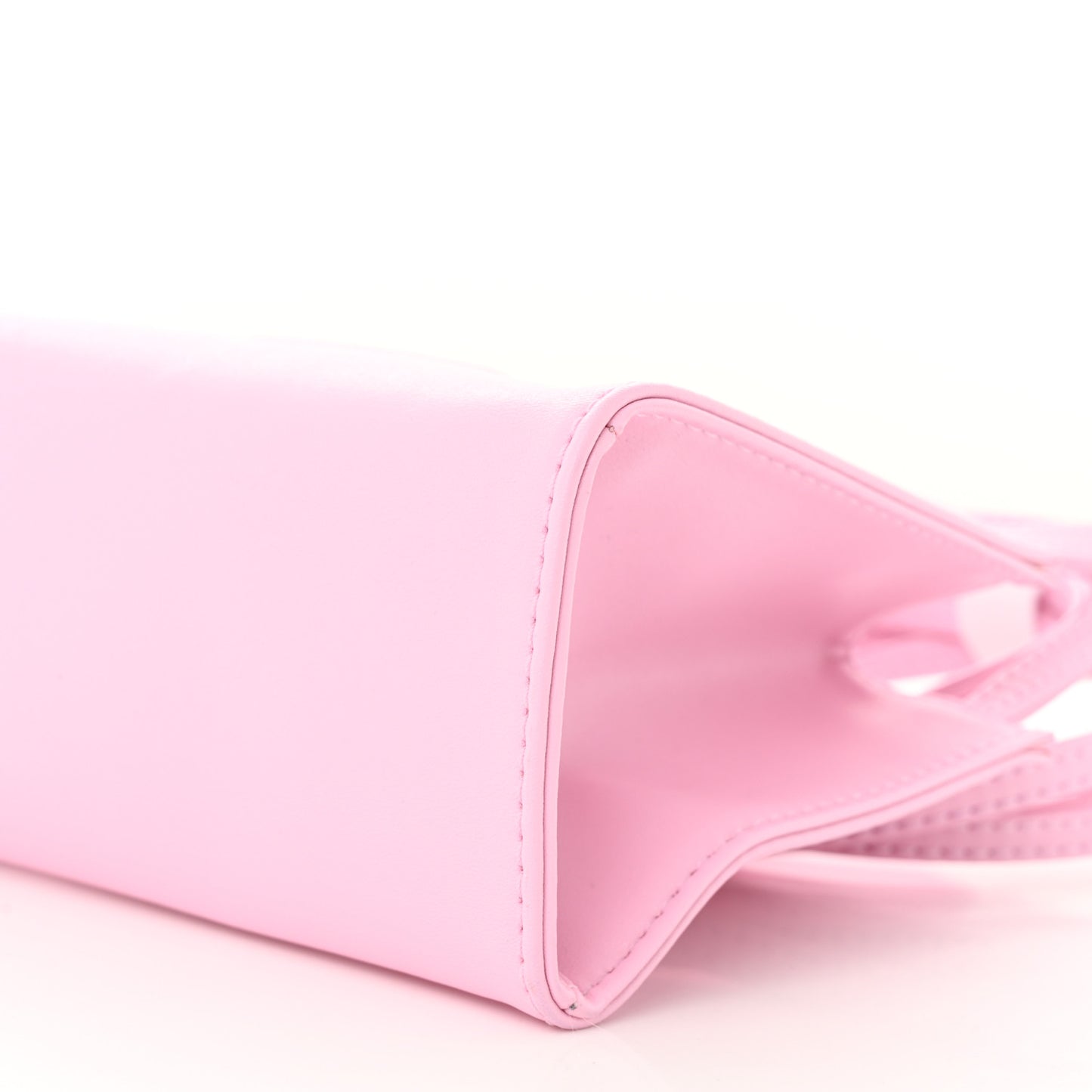 Vegan Leather Small Shopping Bag Bubblegum